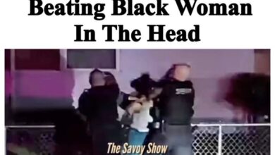 Washtenaw County Police officer repeatedly beating black woman in the head