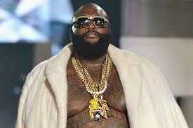 Rick Ross Working Up A Motivational Sweat While Running Outside