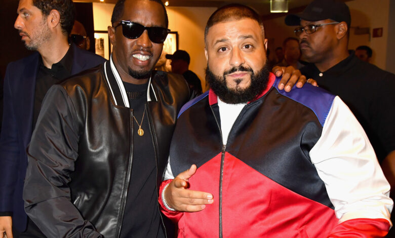 DJ Khaled & Diddy Link Up During NBA All Star Weekend